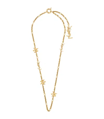 Saint Laurent Cassandre Dove Bracelet In Yellow