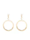 Saint Laurent Cassandre Drop Earrings