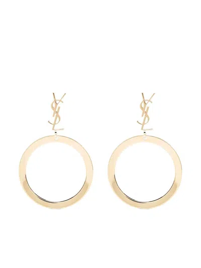 SAINT LAURENT SAINT LAURENT CASSANDRE DROP EARRINGS