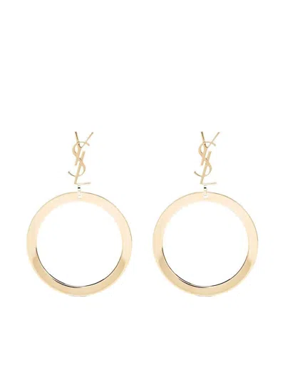 SAINT LAURENT SAINT LAURENT CASSANDRE DROP EARRINGS