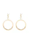Saint Laurent Cassandre Drop Earrings