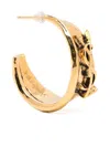 Saint Laurent Cassandre Earrings In Gold