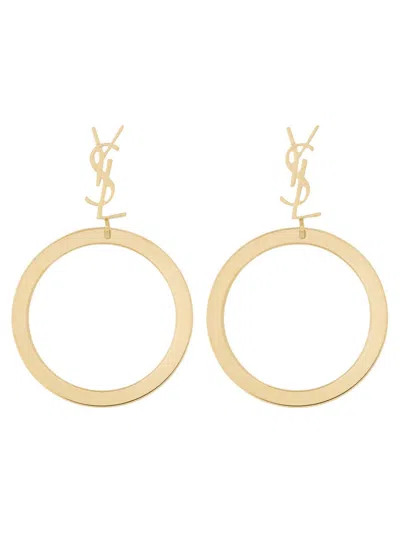 SAINT LAURENT CASSANDRE EARRINGS WITH PENDANT
