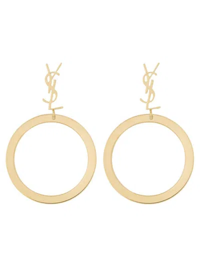 SAINT LAURENT SAINT LAURENT CASSANDRE EARRINGS WITH PENDANT