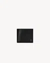 Saint Laurent Logo Wallet In Black