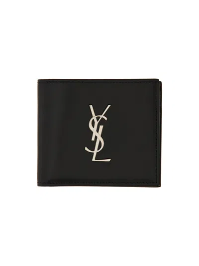 SAINT LAURENT SAINT LAURENT CASSANDRE EAST/WEST LEATHER WALLET