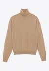 Saint Laurent Sweater In Beige