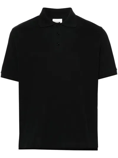 SAINT LAURENT SAINT LAURENT CASSANDRE-EMBROIDERED PIQUÉ POLO SHIRT