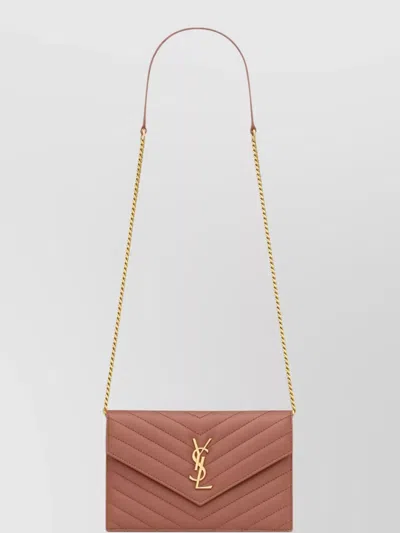 SAINT LAURENT CASSANDRE ENVELOPE CHAIN WALLET