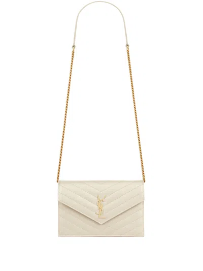 Saint Laurent Cassandre Envelope Chain Wallet