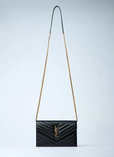 Saint Laurent Cassandre Envelope Chain Wallet Shoulder Bag