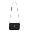 Saint Laurent Cassandre Envelope Messenger Bag In Black