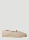 Saint Laurent Cassandre Espadrilles In Beige
