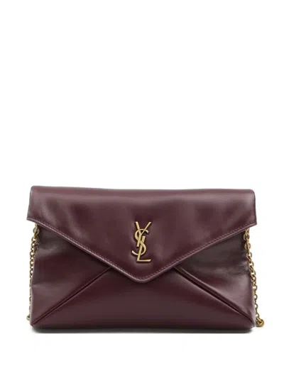 Saint Laurent Cassandre Flap Chain Shoulder Bag In Red