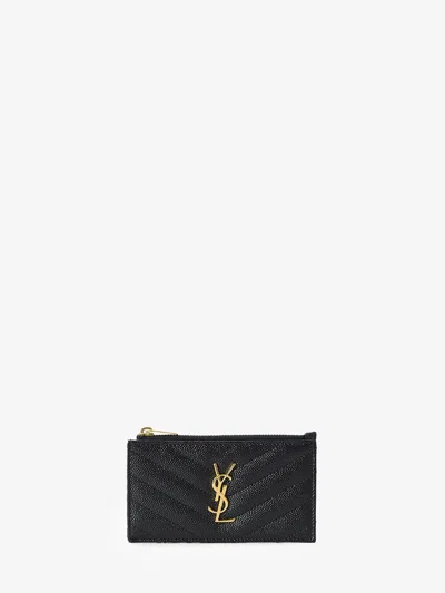 Saint Laurent Cassandre Fragments Cardholder