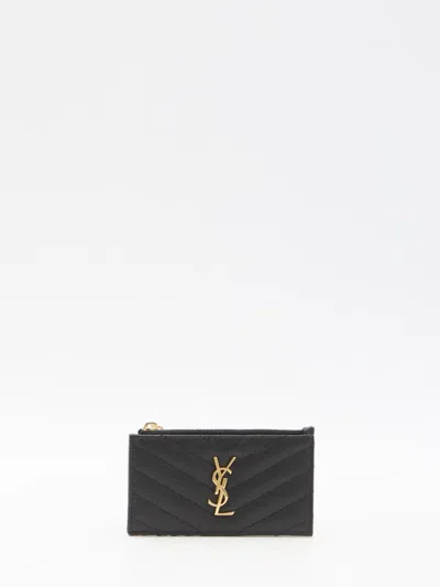 Saint Laurent Cassandre Fragments Cardholder
