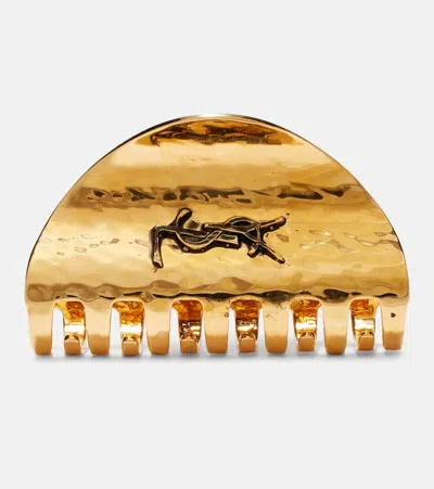 Saint Laurent Cassandre Hair Clip