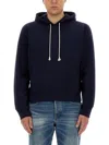 Saint Laurent Marine Cotton Sweaters