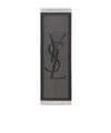 Saint Laurent Cassandre Jacquard Scarf In Black