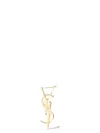 Saint Laurent Cassandre Single Earring In Gold