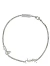 Saint Laurent Cassandre Bracelet In Silver