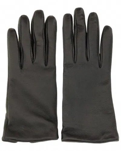 Pre-owned Saint Laurent Cassandre Lambskin Gloves (authentic Pre-loved)