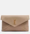 Saint Laurent Cassandre Large Leather Clutch