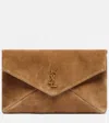 Saint Laurent Cassandre Large Suede Clutch