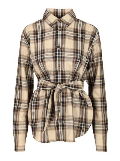 Saint Laurent Cassandre Lavalliére Shirt Shirts Multicolor