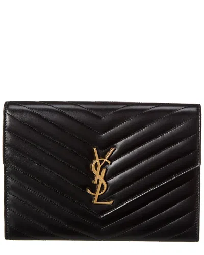 SAINT LAURENT SAINT LAURENT CASSANDRE LEATHER POUCH