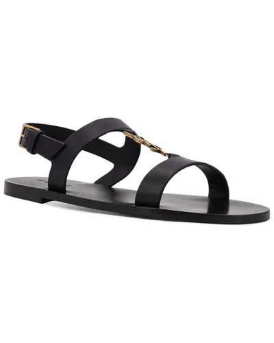 Saint Laurent Cassandre Leather Sandal