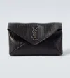 Saint Laurent Cassandre Leather Wallet In Black