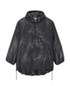 Saint Laurent Cassandre Windbreaker In Black