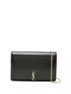 Saint Laurent Cassandre Logo Plaque Shoulder Bag