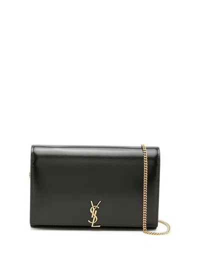 Saint Laurent Cassandre Logo Plaque Shoulder Bag