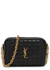 Saint Laurent 'cassandre Mini Camera Bag' Crossbody Bag In Black