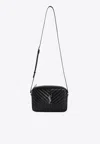 Saint Laurent Cassandre Matelassé Leather Crossbody Bag In Black