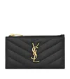 Saint Laurent Cassandre Matelassé Purse In Black