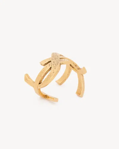 Saint Laurent Cassandre Metal Bracelet