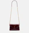 Saint Laurent Cassandre Mini Leather Crossbody Bag