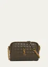 Saint Laurent Mini Camera Bag In Light Musk