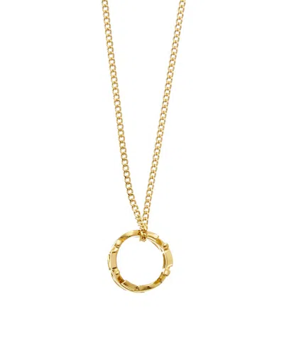 Saint Laurent Cassandre Necklace In Gold