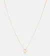 Saint Laurent Cassandre Necklace In Gold
