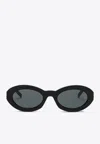 Saint Laurent Sunglasses Sl M136 Black Gray Crystal In Gray