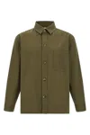 Saint Laurent Overshirt In Green