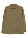 Saint Laurent Overshirt In Green