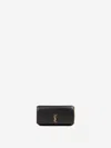 Saint Laurent Cassandre Phone Case In Black