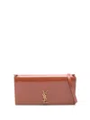 Saint Laurent Cassandre Phone Case In Brown