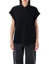 Saint Laurent Sleeveless Polo Shirt
