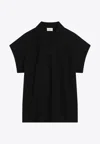 Saint Laurent Cassandre Pique Polo T-shirt